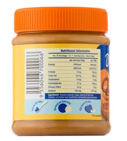 Daisy Crunchy Peanut Butter, Super Chunk, 340g, 3 Cans