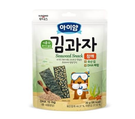 Premium Korean Seaweed Crisps with Sesame Roasted Crunchy Snack