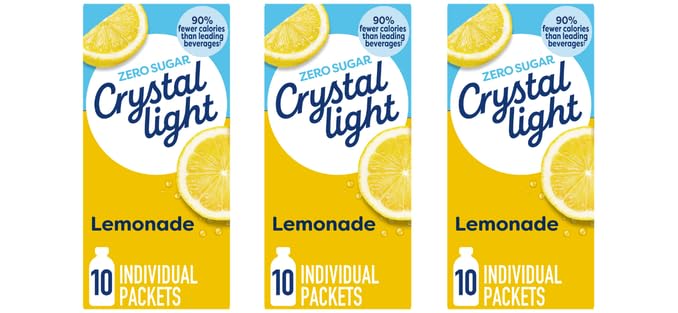 Crystal Light On-the-Go Sugar-Free Drink Mix Flavor Size Variation