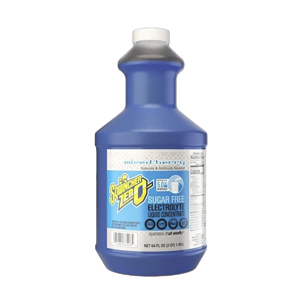 Zero Sugar Electrolyte Liquid Concentrate 64 oz Sports Hydration Drink