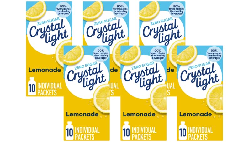 Crystal Light On-the-Go Sugar-Free Drink Mix Flavor Size Variation