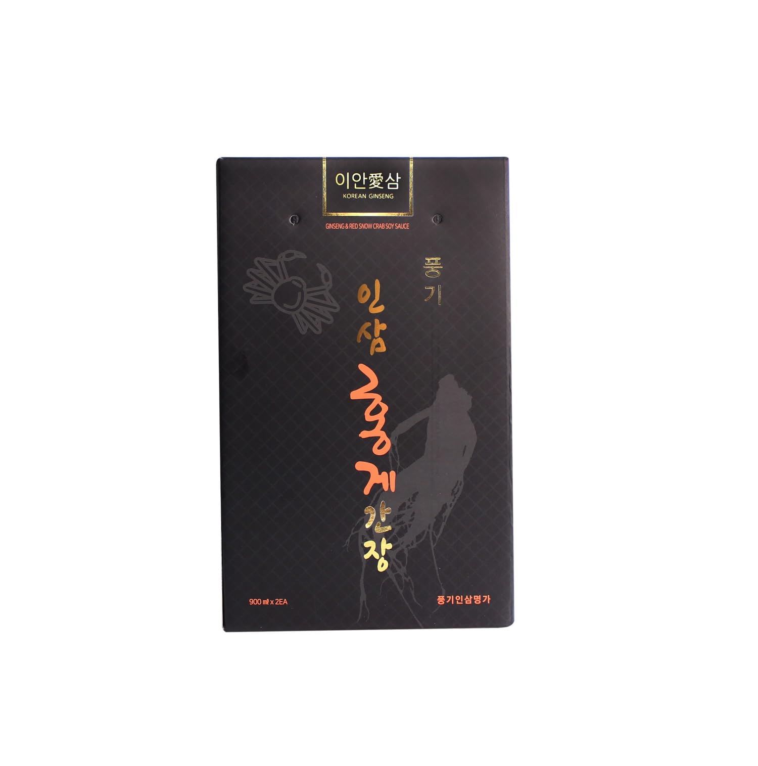 Korean Red Crab Soy Sauce Non GMO Vegan 30.43 fl oz Pack of 2