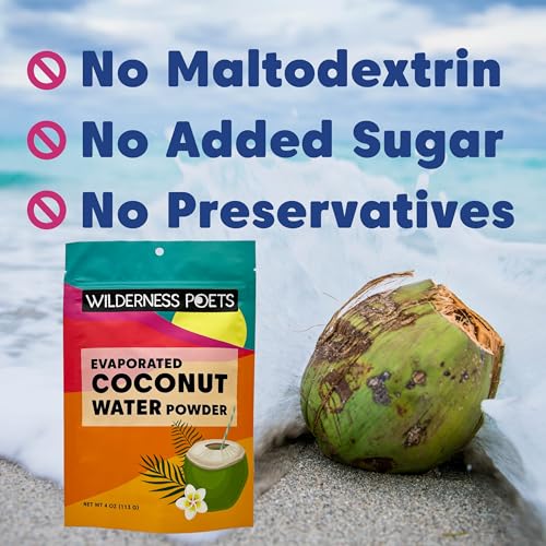 100% Coconut Water Powder Instant Drink Mix 4 oz