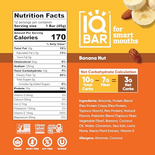 Plant Protein Bars Variety Pack Keto Vegan 12 Count