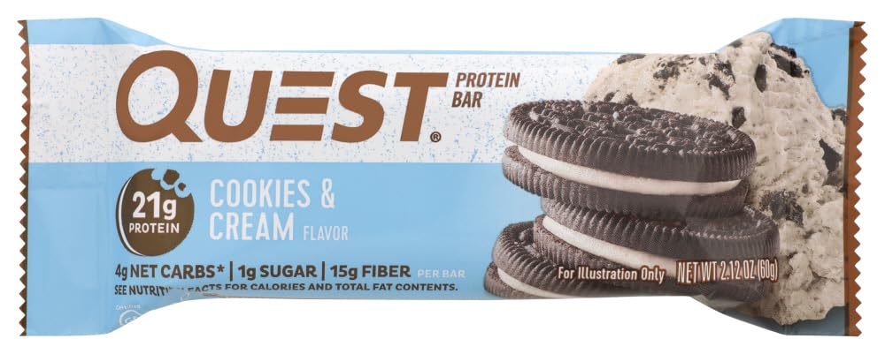 Quest Bars-Cookies & Cream 36 Bars