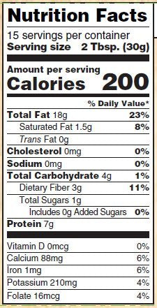 Woodstock Crunchy Almond Butter, Unsalted, 16oz (Pack of 12)