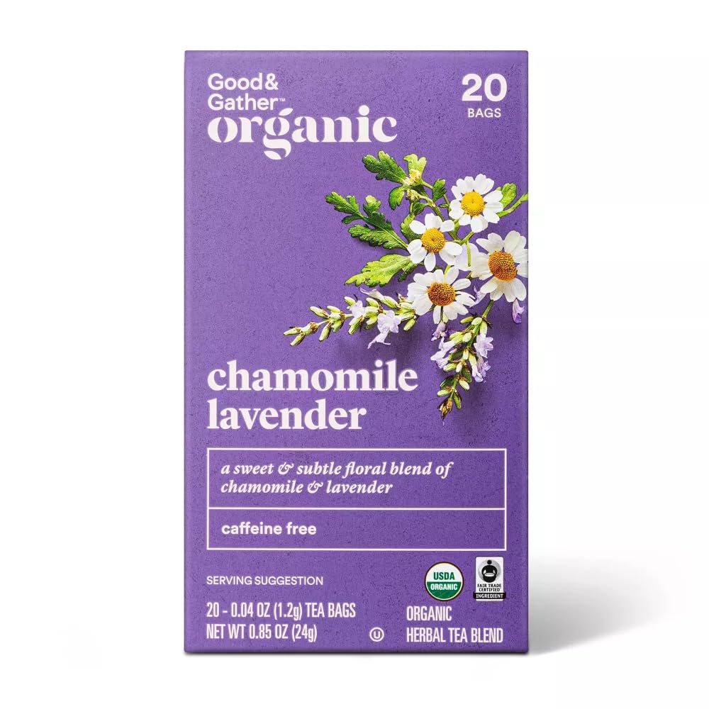 Organic Peppermint Herbal Tea 20 Count