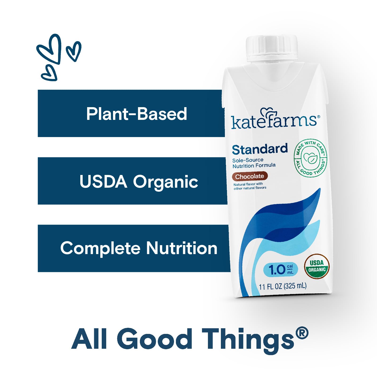 Organic Meal Replacement Nutrition Shake 16g Protein 11 oz 12 Pack