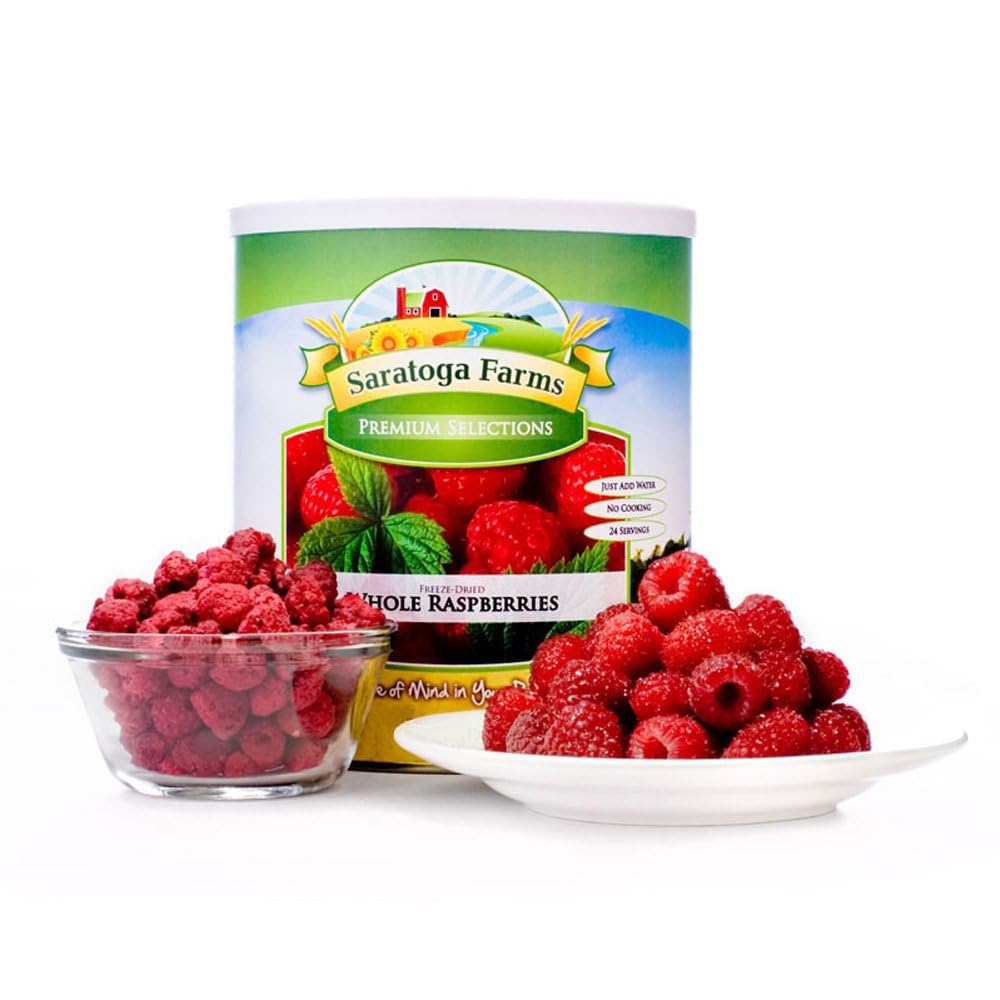 Freeze Dried Raspberries #10 Can Long Shelf Life