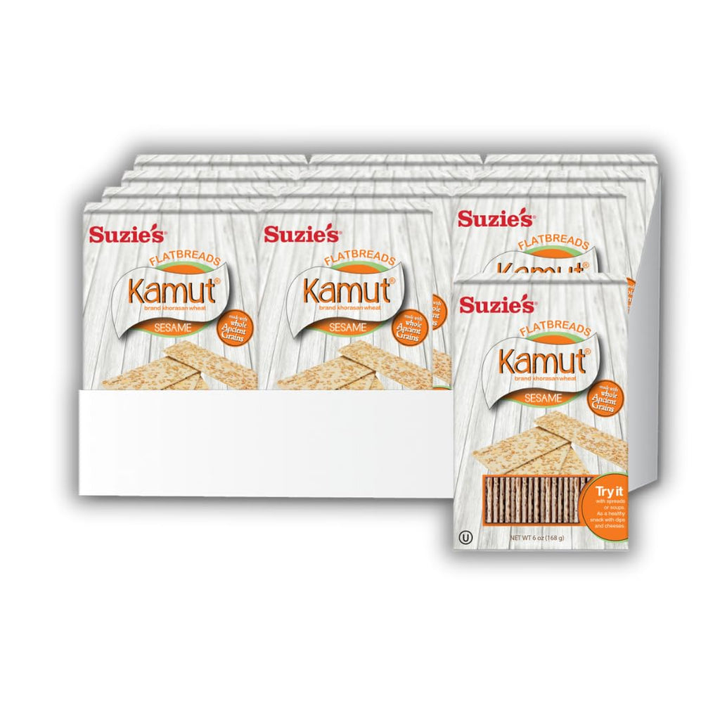 Whole Grain Flatbread Crackers Low Carb Vegan 4.5 oz