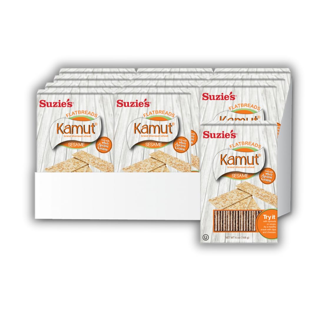Whole Grain Flatbread Crackers Low Carb Vegan 4.5 oz