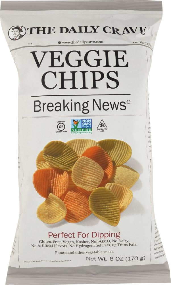 The Daily Crave Veggie Chips 18x 6 Oz
