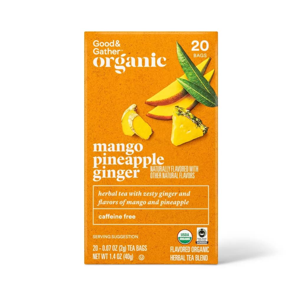 Organic Peppermint Herbal Tea 20 Count