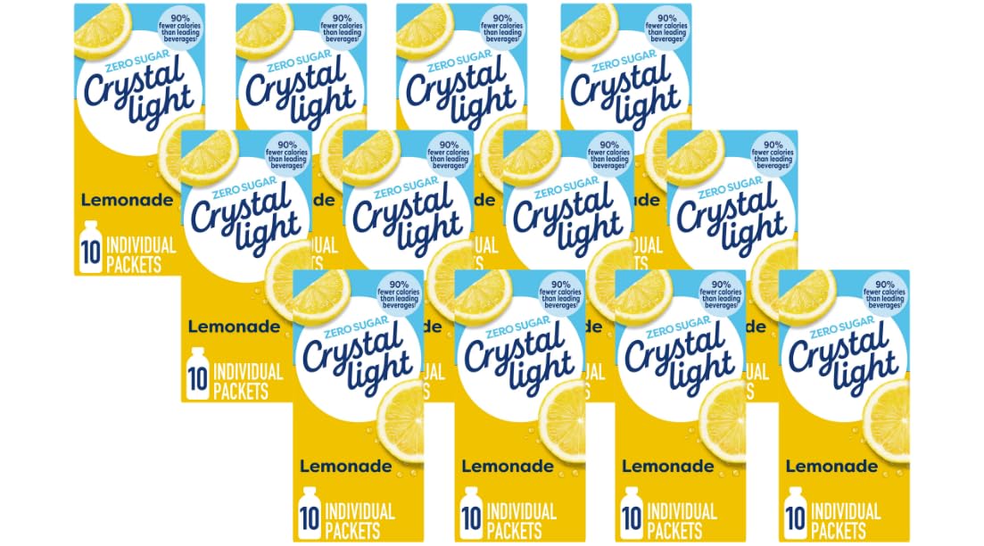 Crystal Light On-the-Go Sugar-Free Drink Mix Flavor Size Variation
