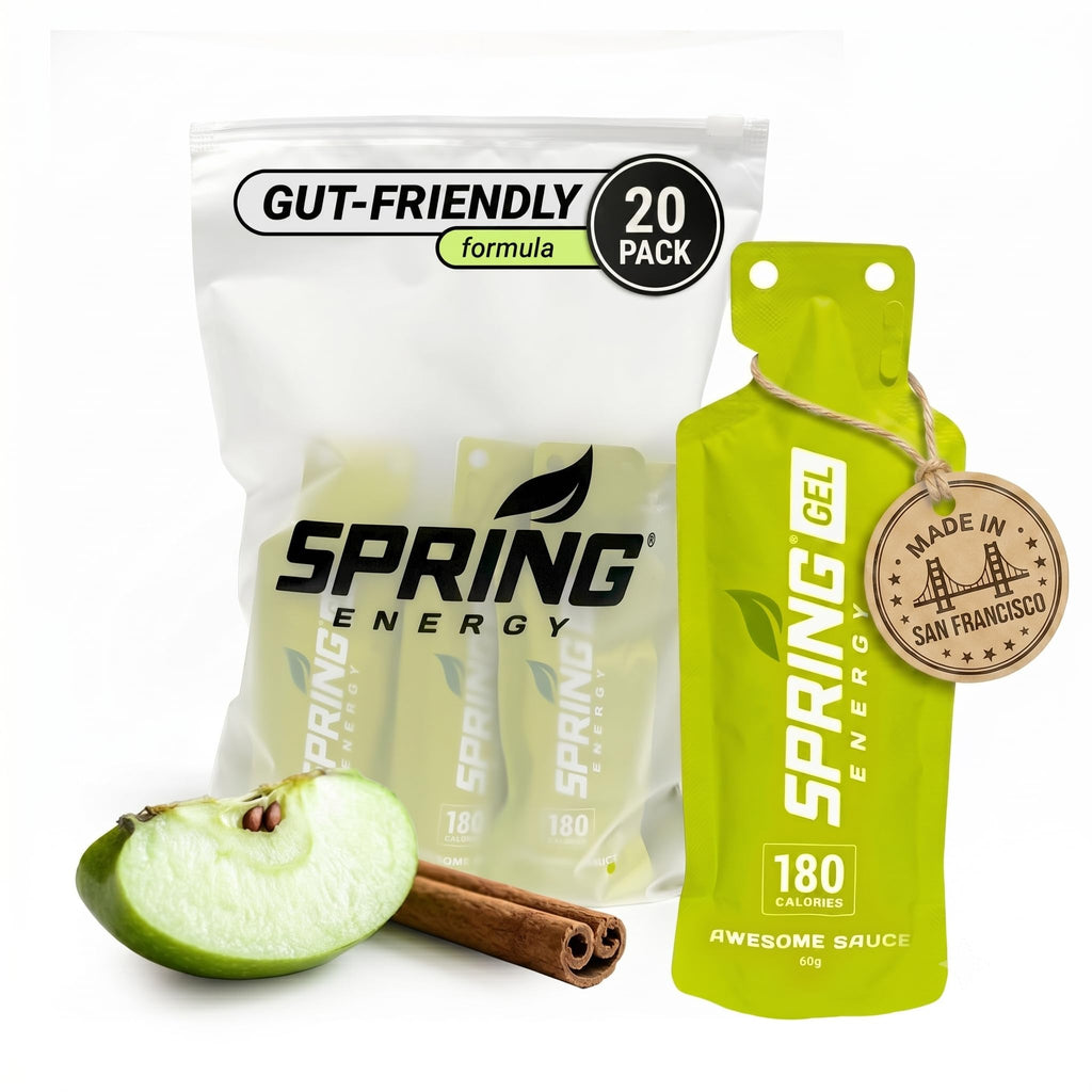 Real Food Energy Gel Vegan GI Friendly Multiple Flavors Pack Sizes