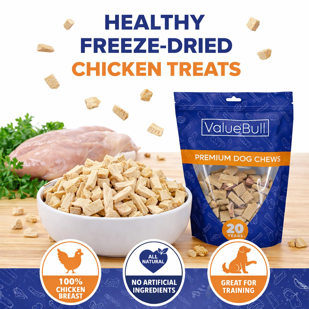 ValueBull USA Freeze Dried Chicken Breast