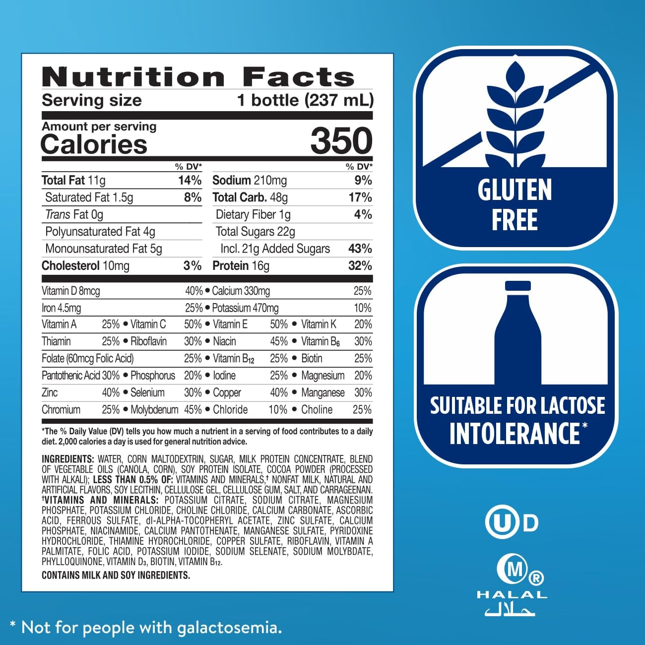 Ensure Plus Milk Chocolate Nutrition Shake, 24 Pack
