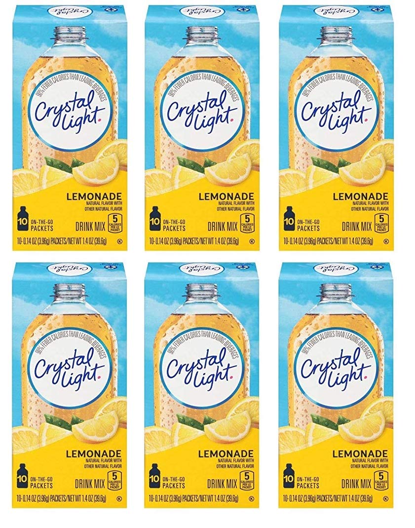 Crystal Light On-the-Go Sugar-Free Drink Mix Flavor Size Variation