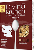 Divina Krunch Triple Chocolate Granola - 400g - Pack of 32