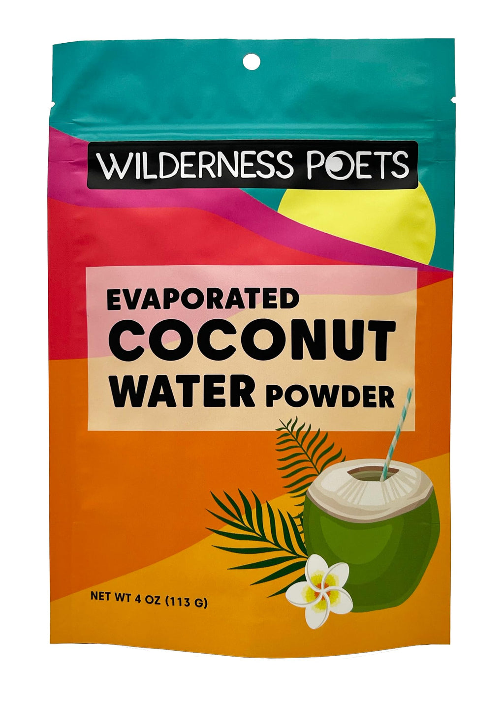 100% Coconut Water Powder Instant Drink Mix 4 oz