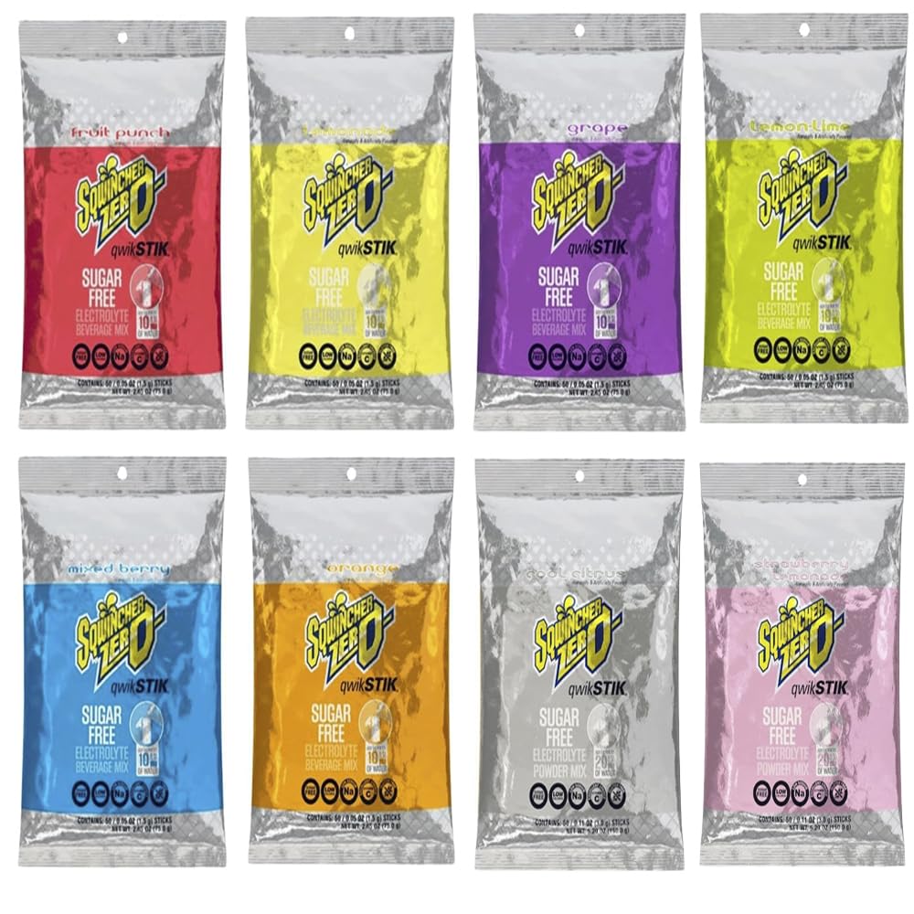 Zero Sugar Electrolyte Drink Mix Sticks Variety Pack 400 Count