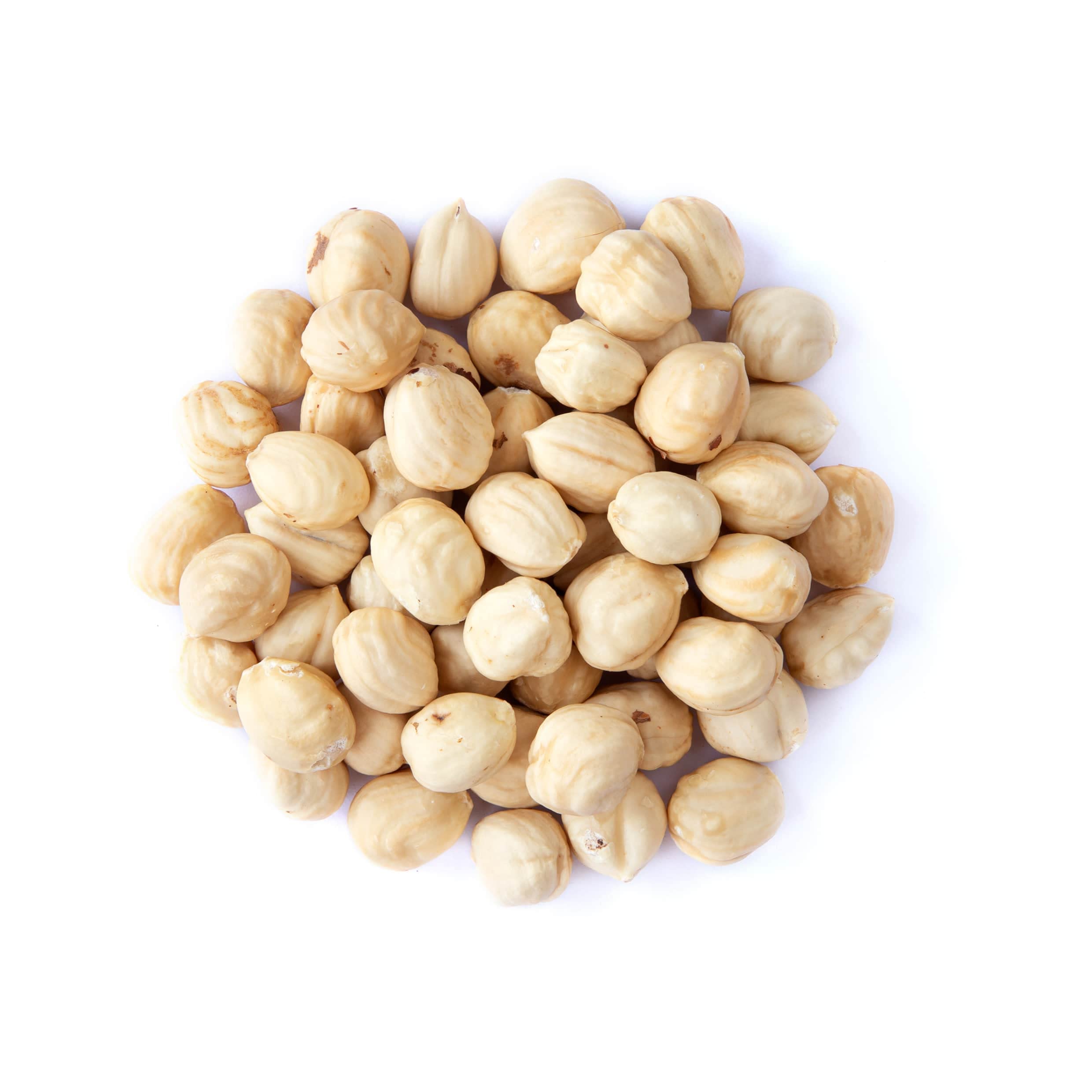 Organic Blanched Hazelnuts Raw Whole Unsalted Bulk