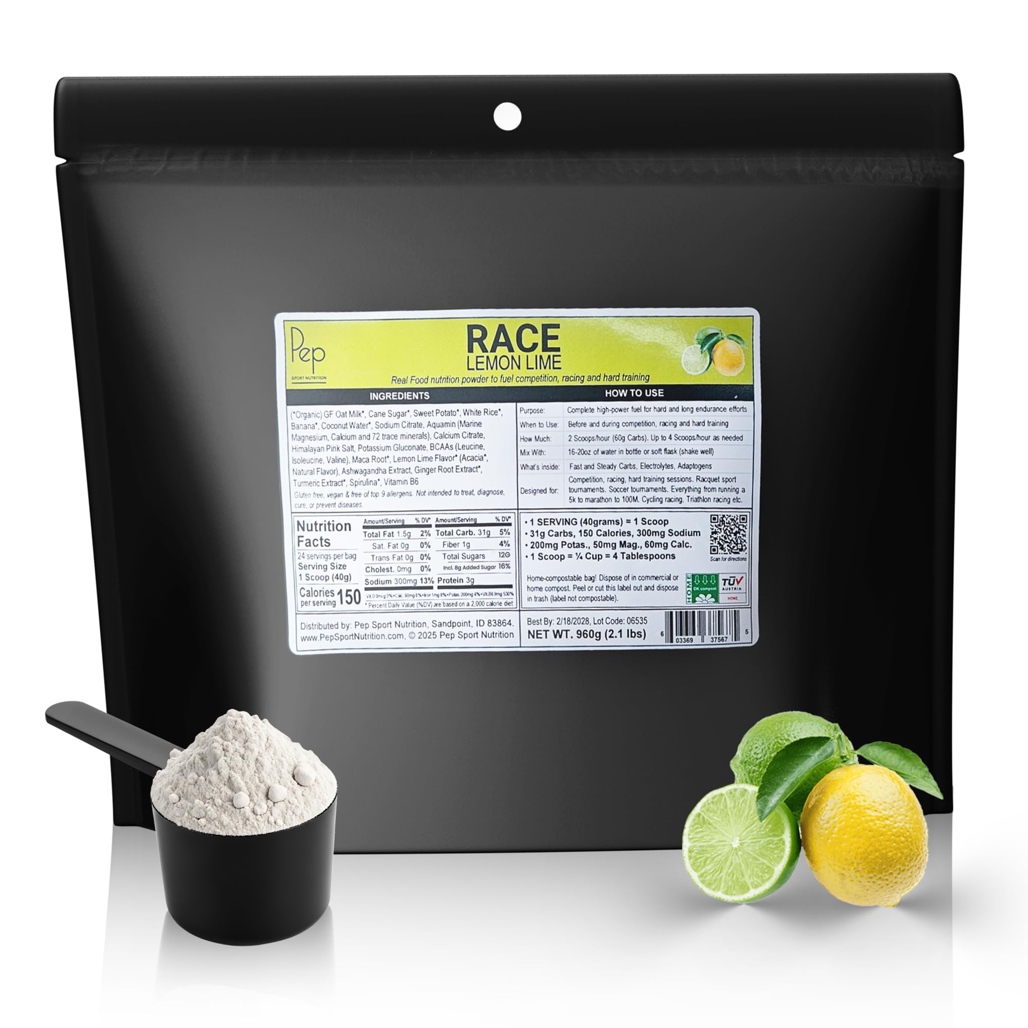 Organic Electrolyte Drink Powder for Running Cycling & Training