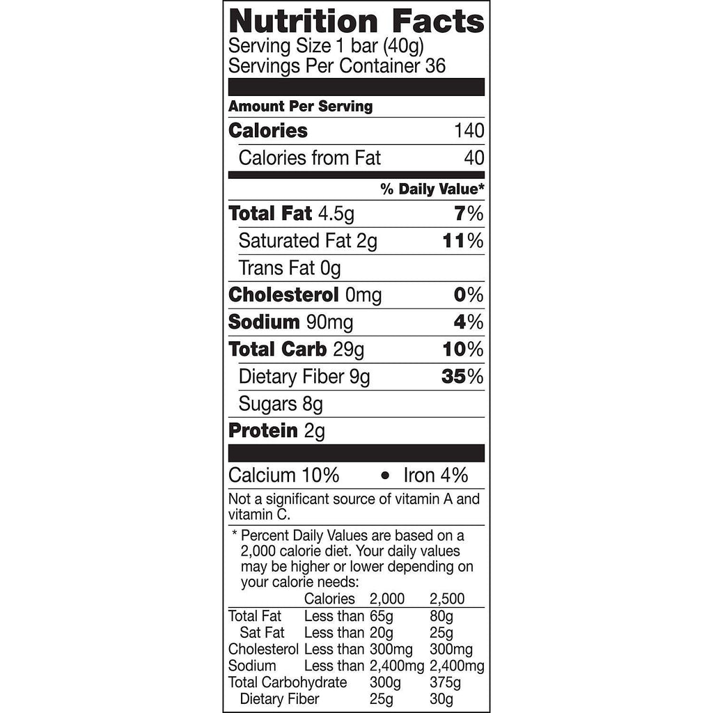 Fiber One Oats & Chocolate Granola Bars, 128 Count