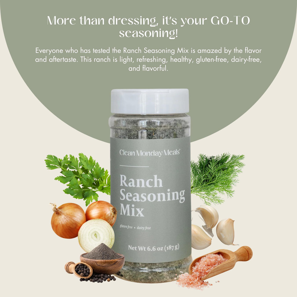 Clean Monday Meals Onion Ranch and Taco Seasoning Bundle