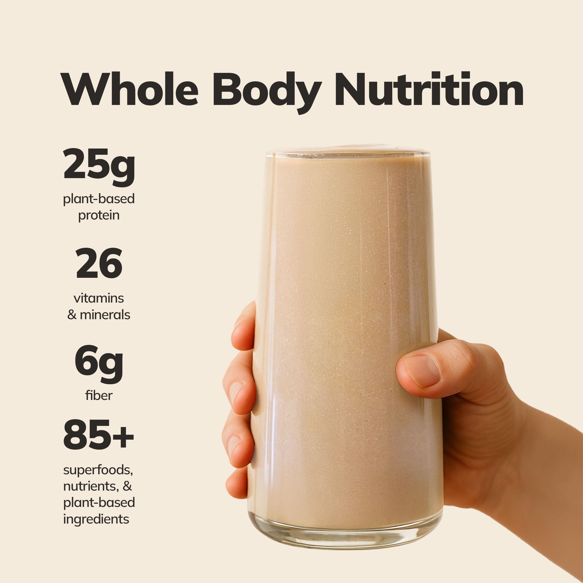 Ka’Chava Whole Body Protein Shake Vanilla Bundle, 2 lb + 5 Sachets