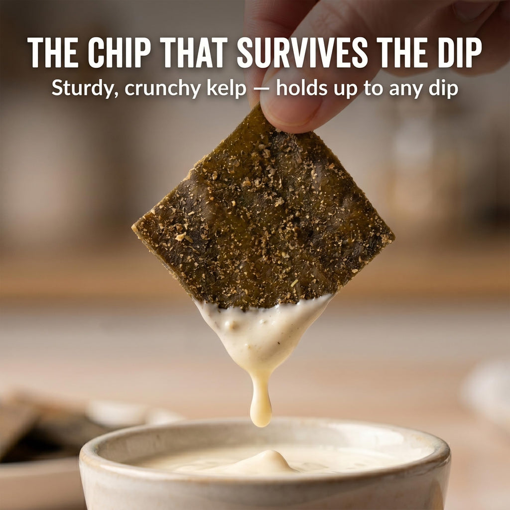 Crunchy Kelp Seaweed Chips Zesty Pizza Vegan Gluten Free 1 oz 3 Pack
