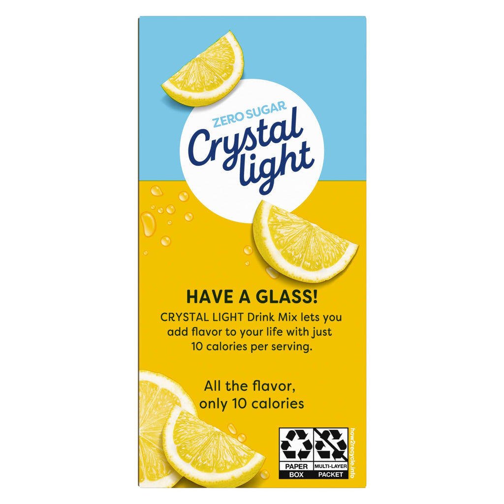 Crystal Light On-the-Go Sugar-Free Drink Mix Flavor Size Variation