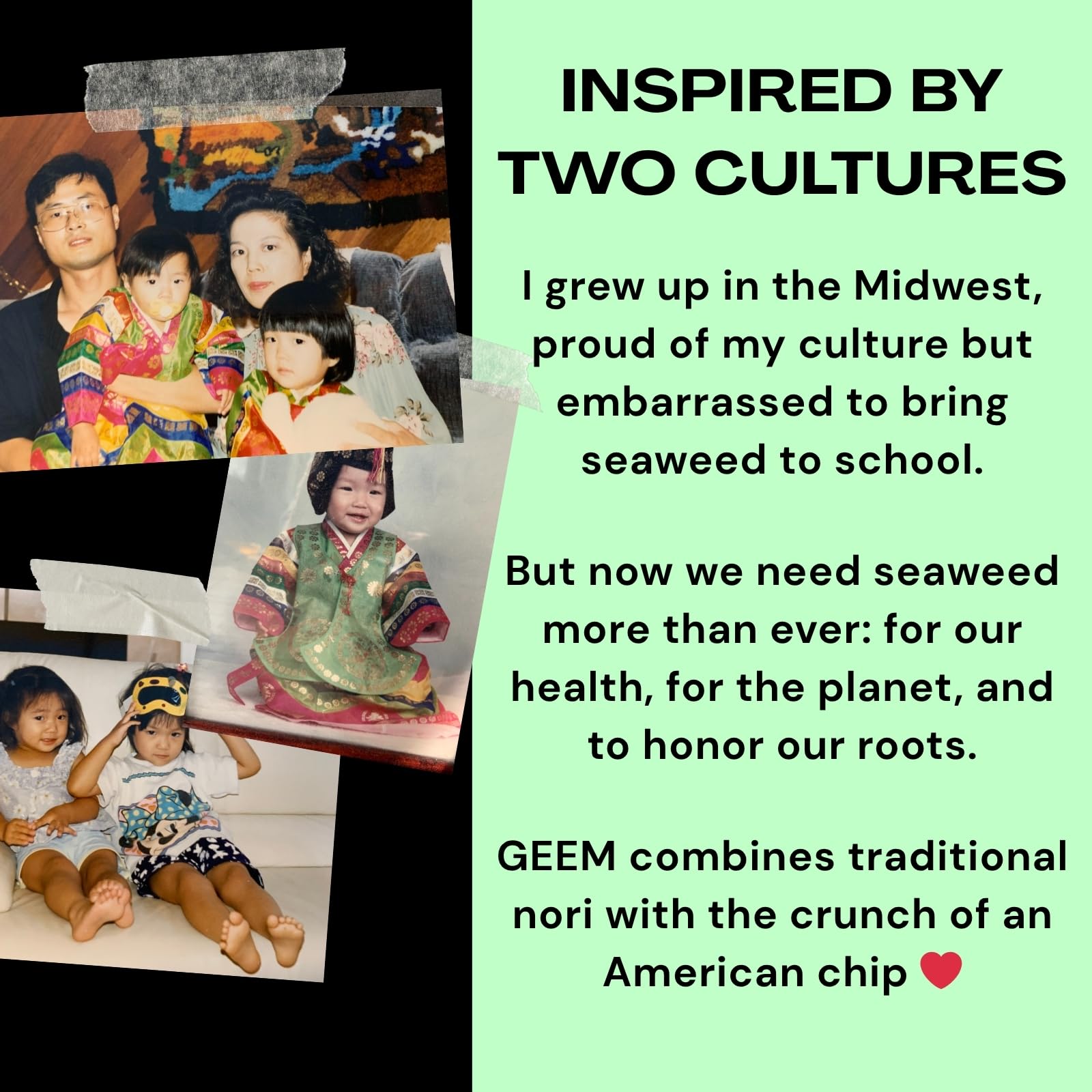 Korean Seaweed Chips with Rice Crisps & Sesame Vegan Non GMO