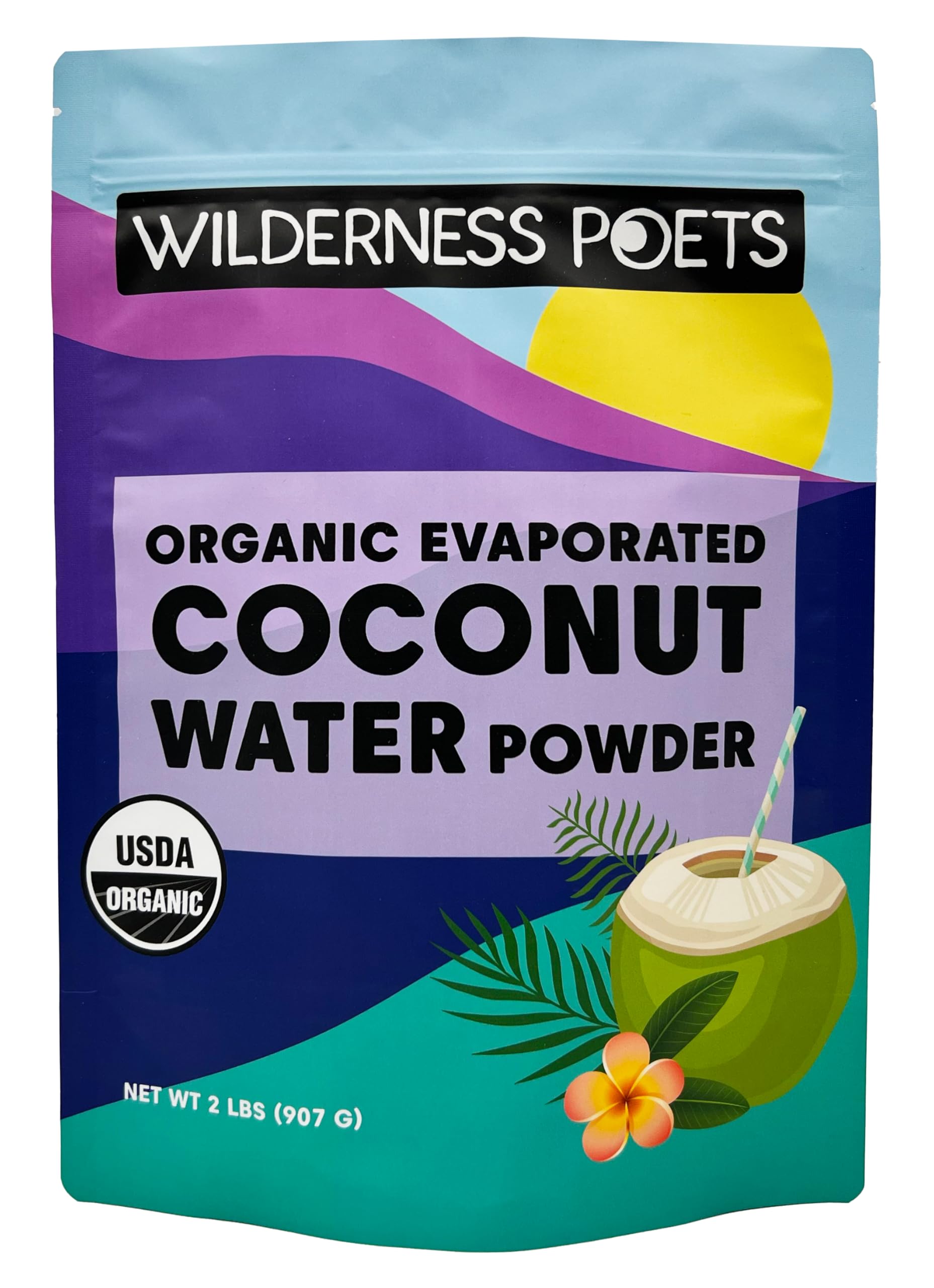 Organic Coconut Water Powder Instant Drink Mix 4 oz