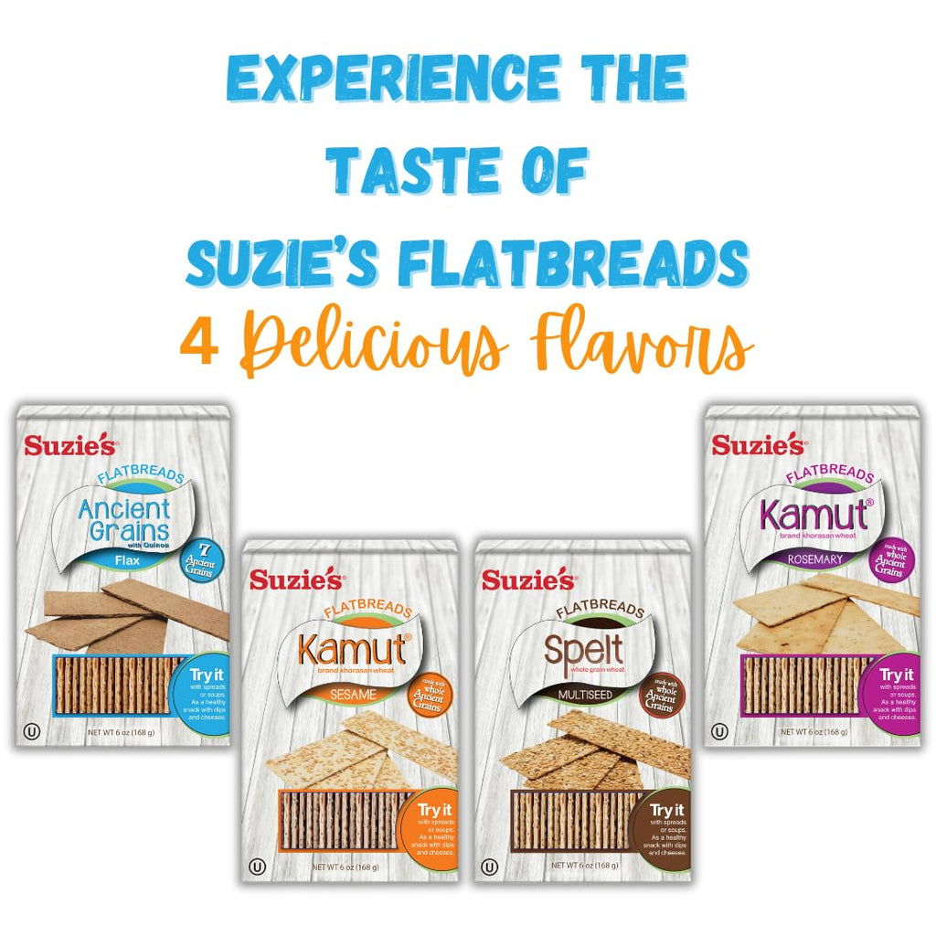 Whole Grain Flatbread Crackers Low Carb Vegan 4.5 oz