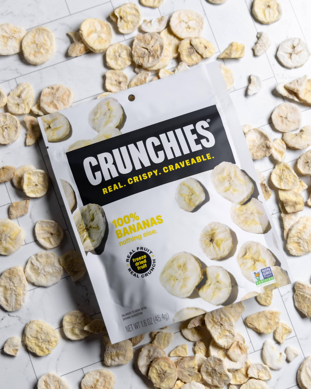 Freeze Dried Fruit Snack Packs All Natural Non GMO Pack of 6