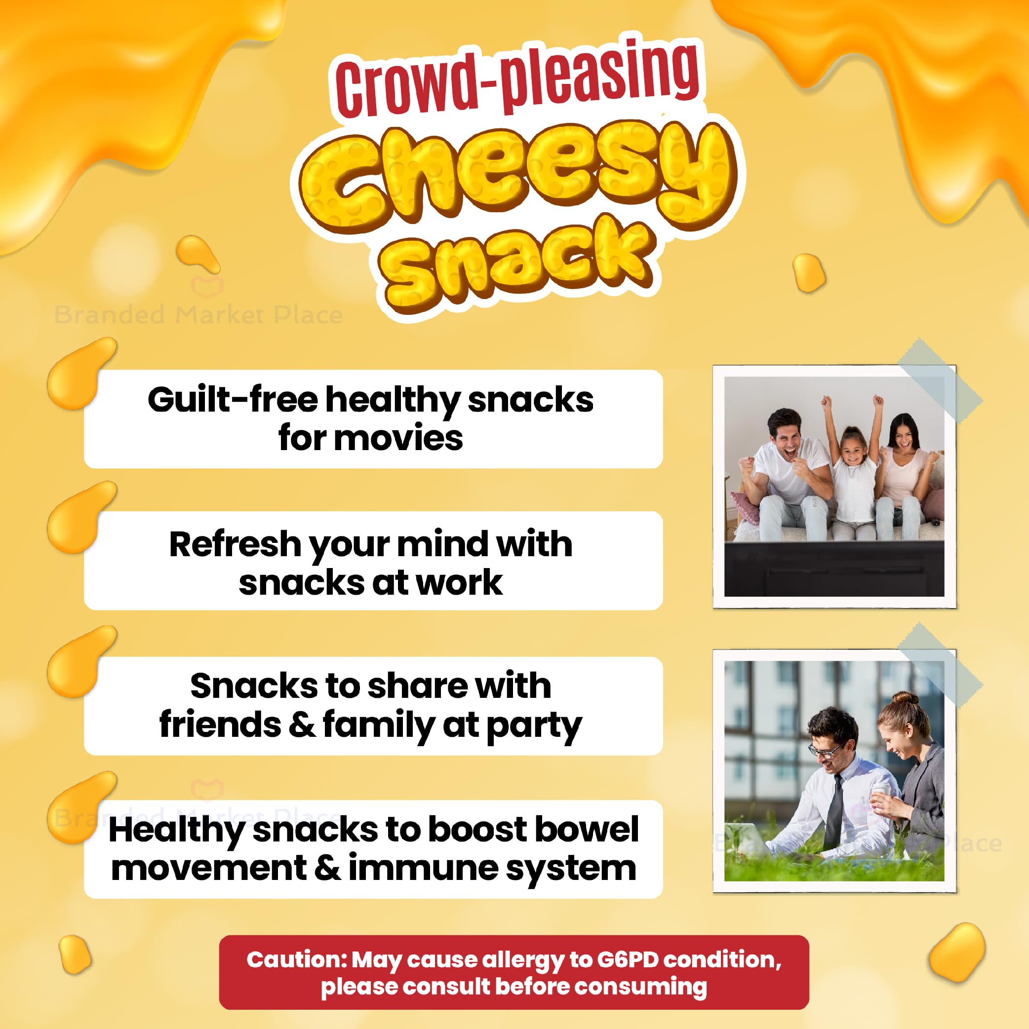 Broad Bean Crunchy Snacks High Protein Halal 120 Pack