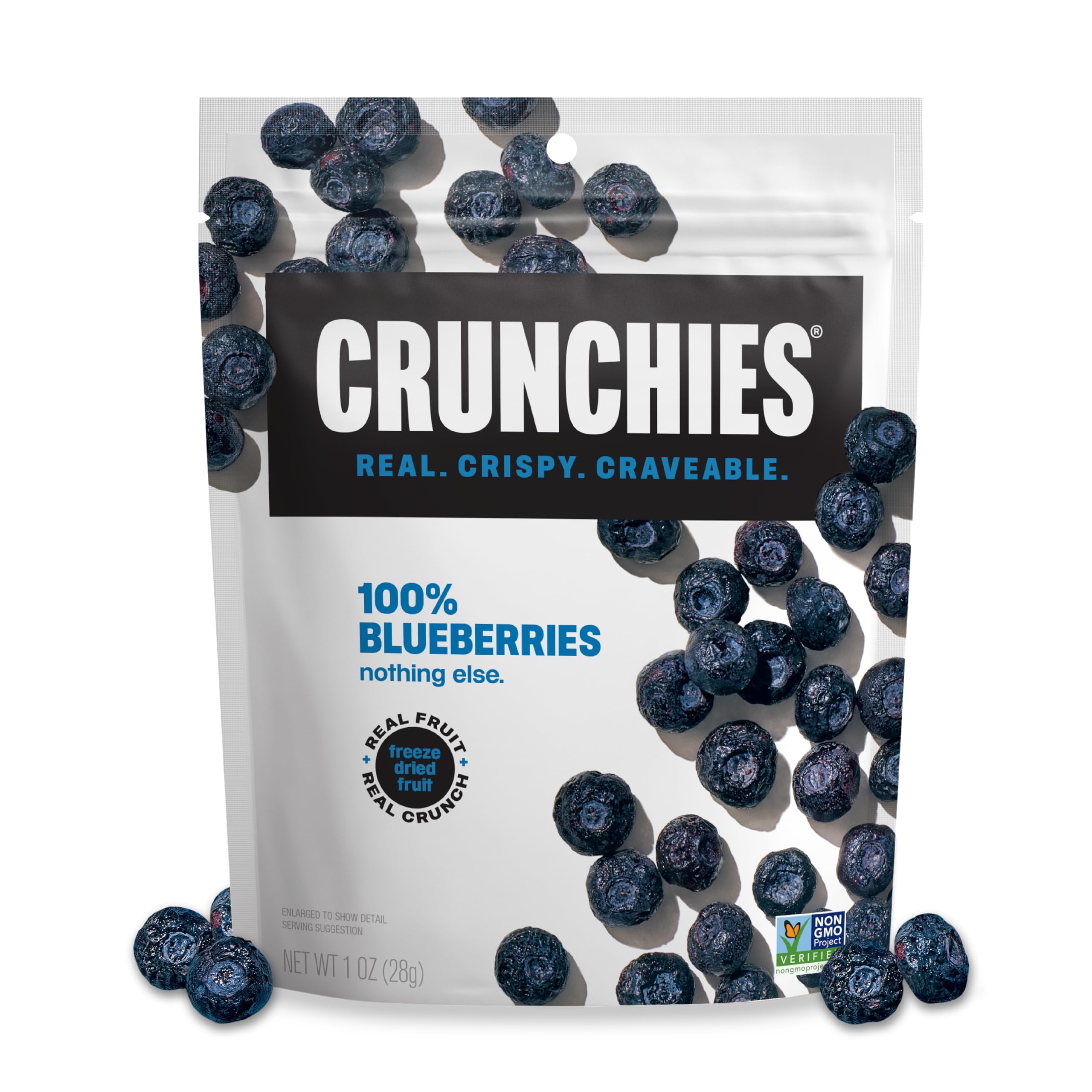 Freeze Dried Fruit Snack Packs All Natural Non GMO Pack of 6