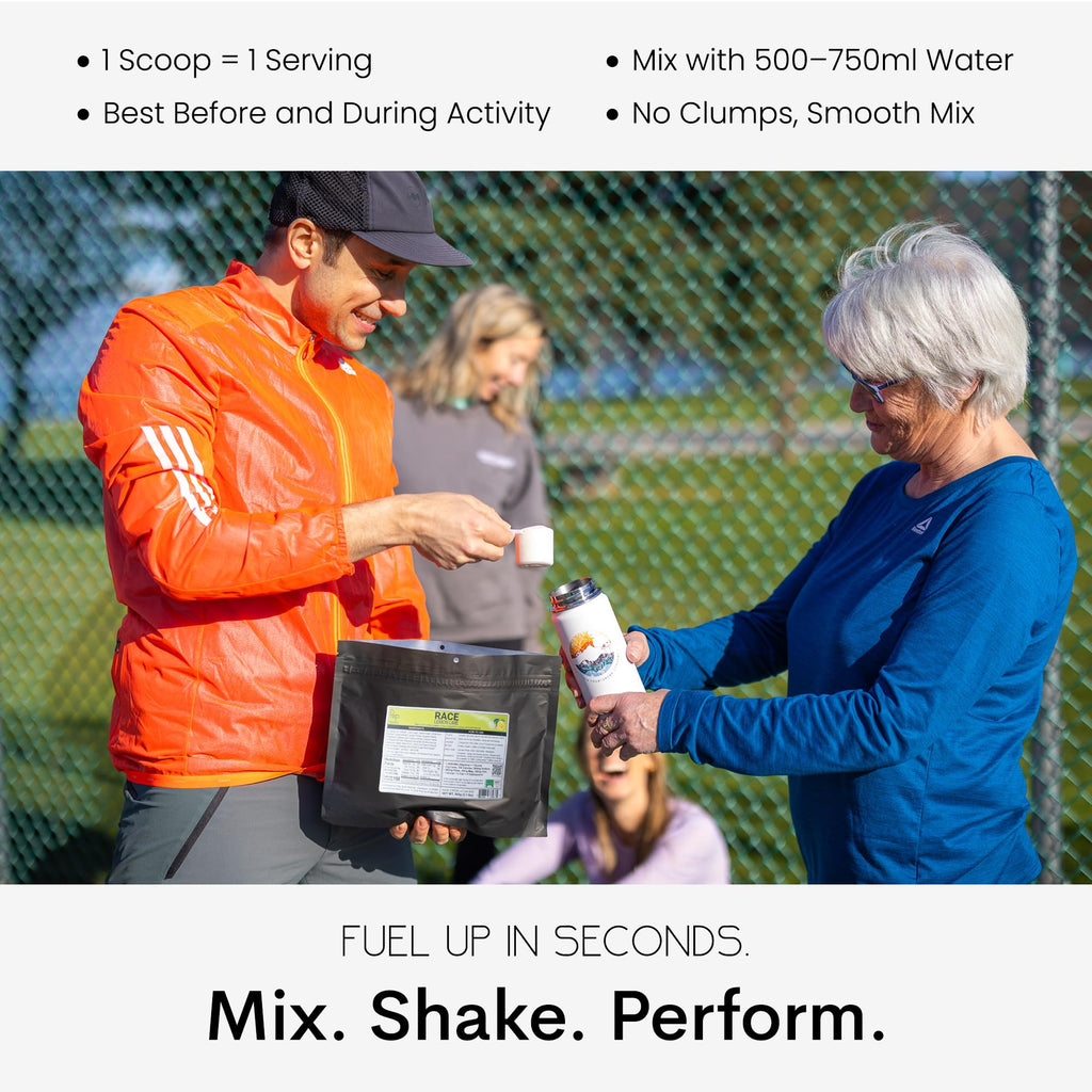 Organic Electrolyte Drink Powder for Running Cycling & Training