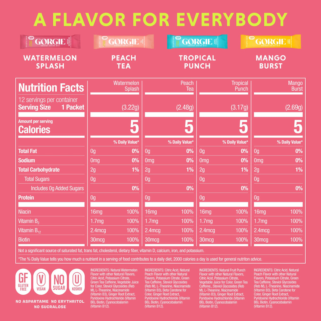 Energy Drinks & Electrolyte Powder Variety Pack Healthy Drink Mix