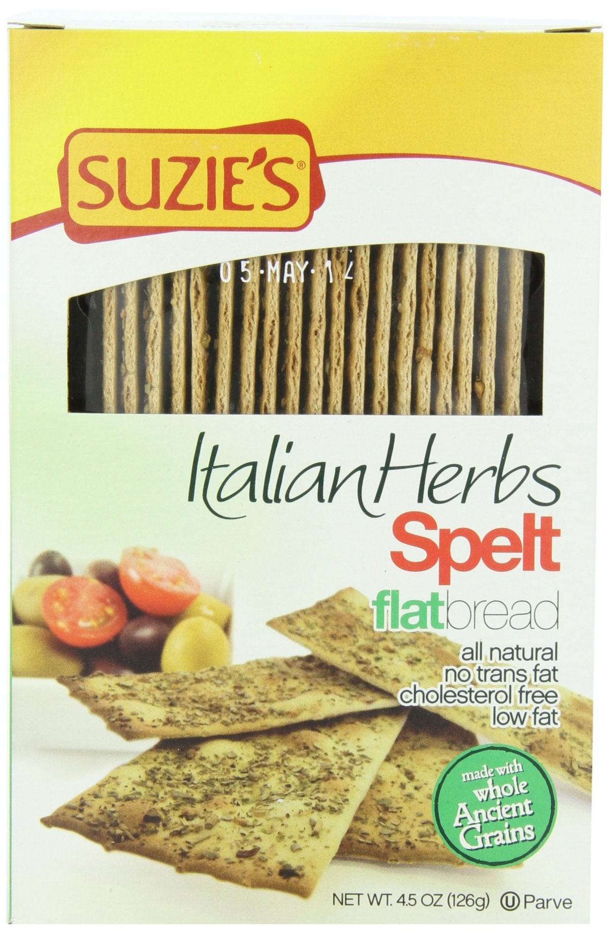 Whole Grain Flatbread Crackers Low Carb Vegan 4.5 oz