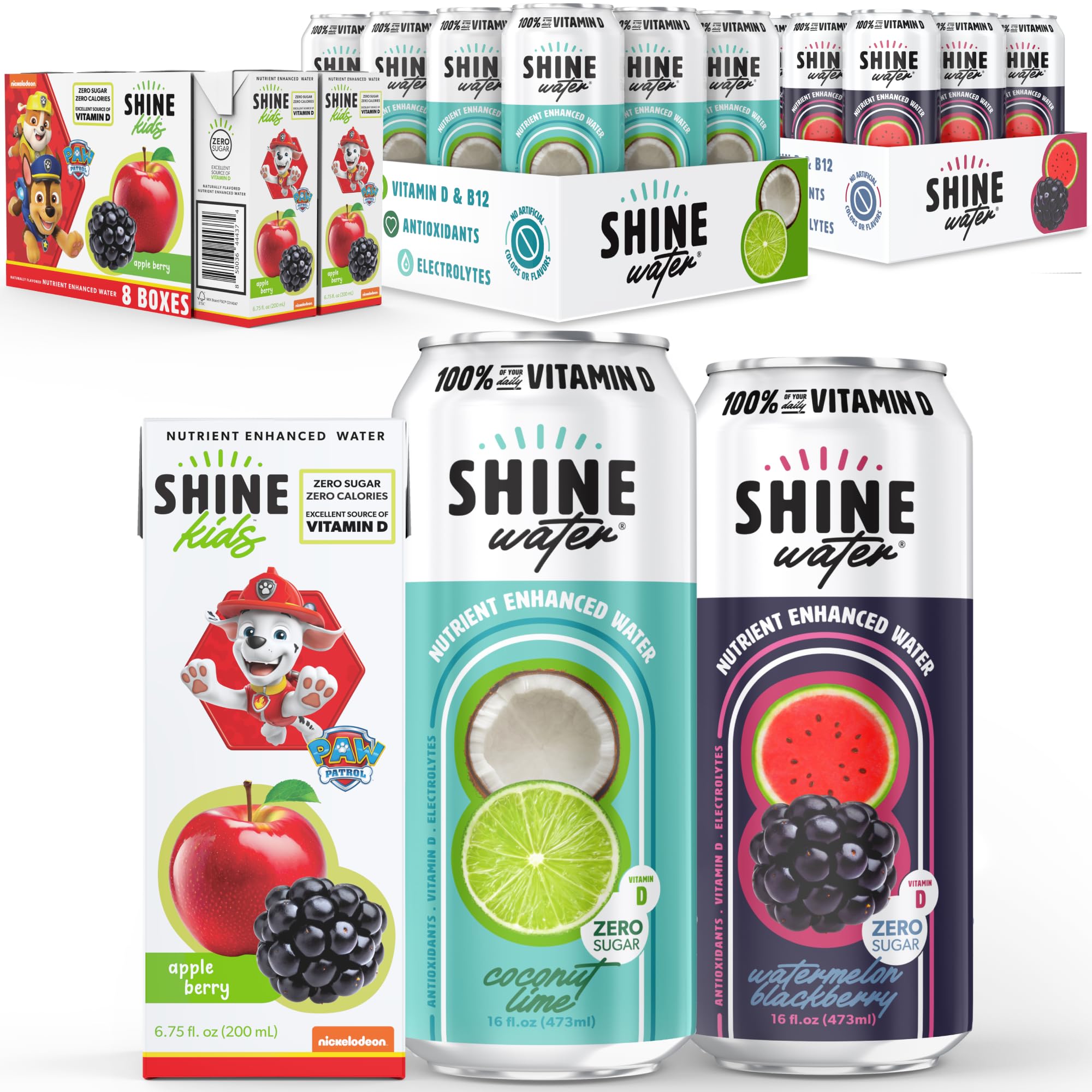 Vitamin D Electrolyte Drink & Kids Juice Box Bundle Sugar Free
