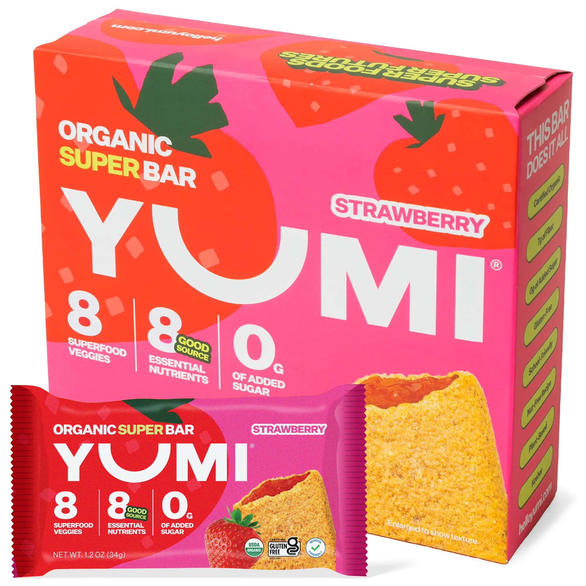 Organic Breakfast Super Bars Gluten Free No Added Sugar Kids Snack Bars