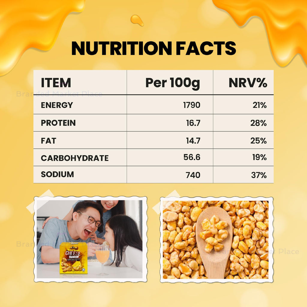 Broad Bean Crunchy Snacks High Protein Halal 120 Pack