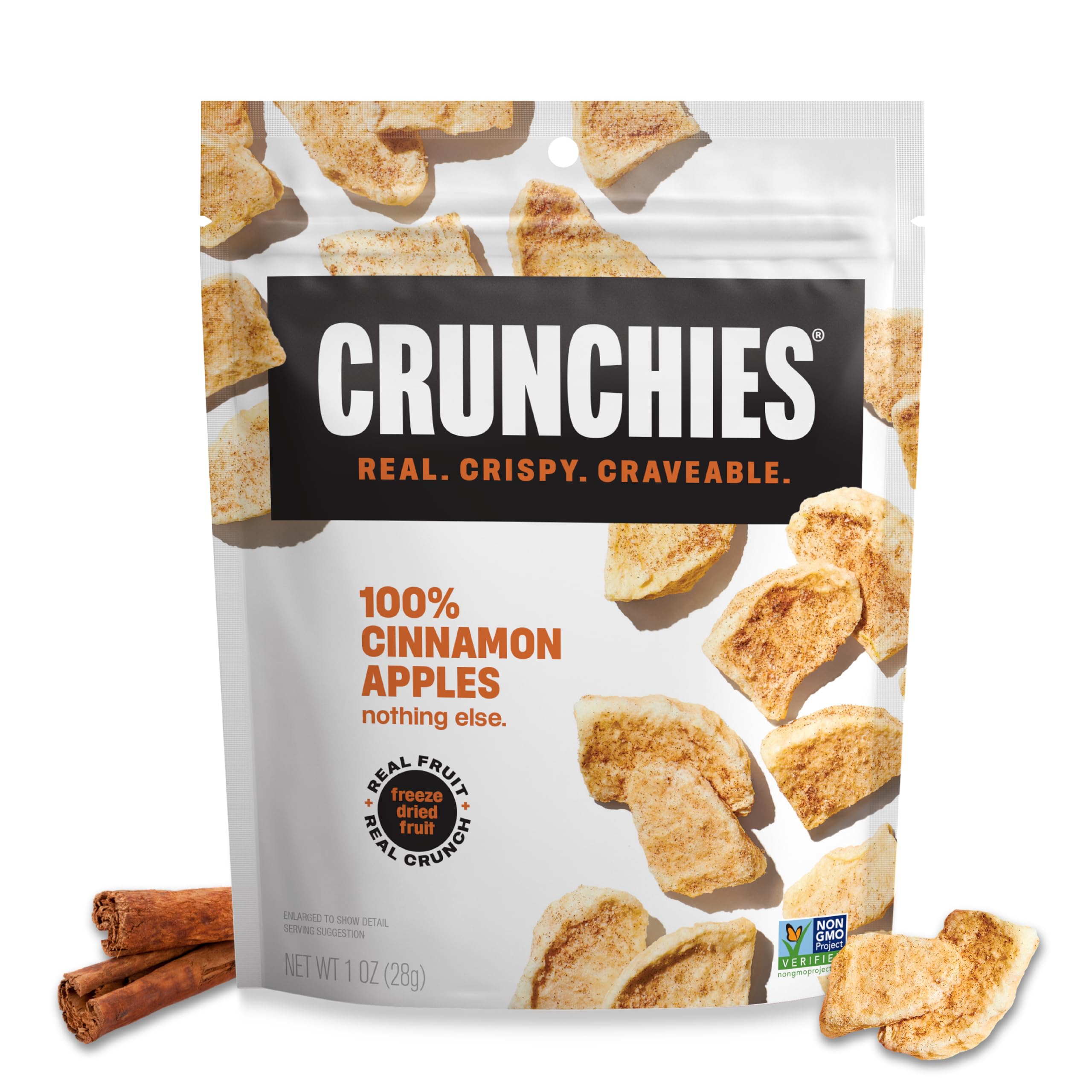 Freeze Dried Fruit Snack Packs All Natural Non GMO Pack of 6