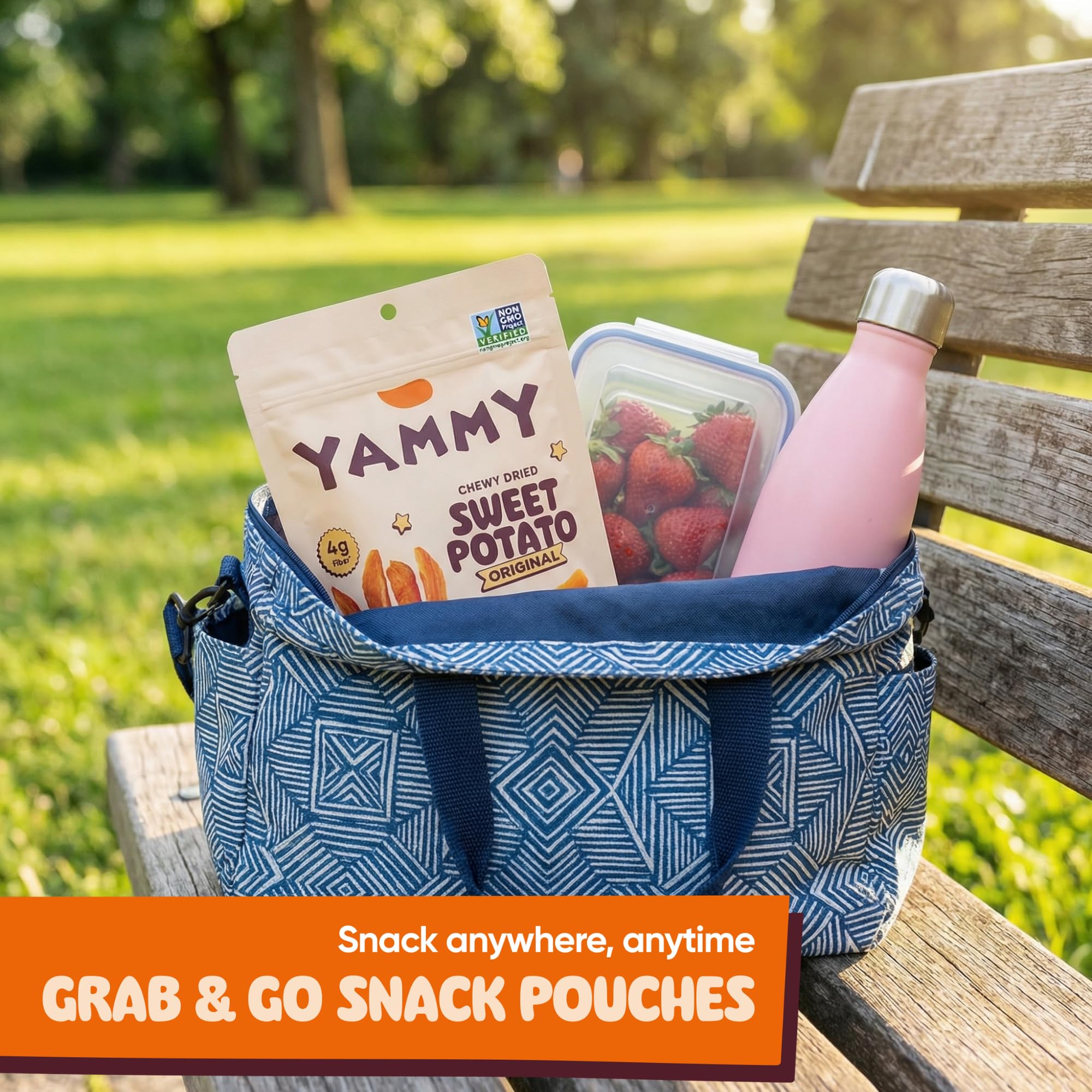 Chewy Dried Sweet Potato Sticks Variety Pack Vegan Gluten Free 10 Pack