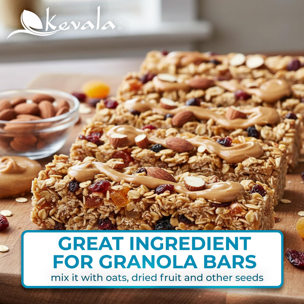 Kevala Almond Butter Creamy - 7 lb Bucket, Gluten Free, No Preservatives