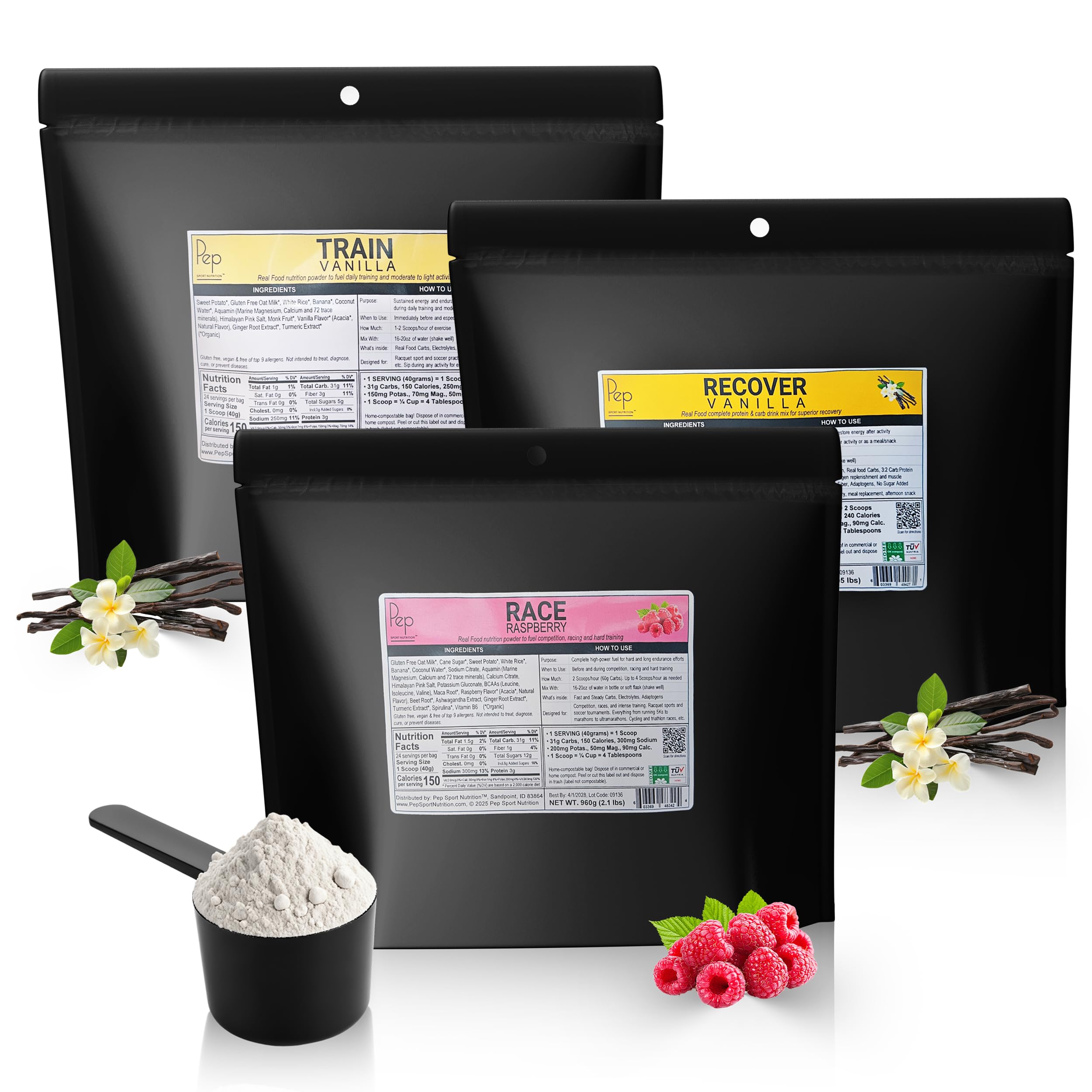 Organic Electrolyte Drink Powder for Running Cycling & Training