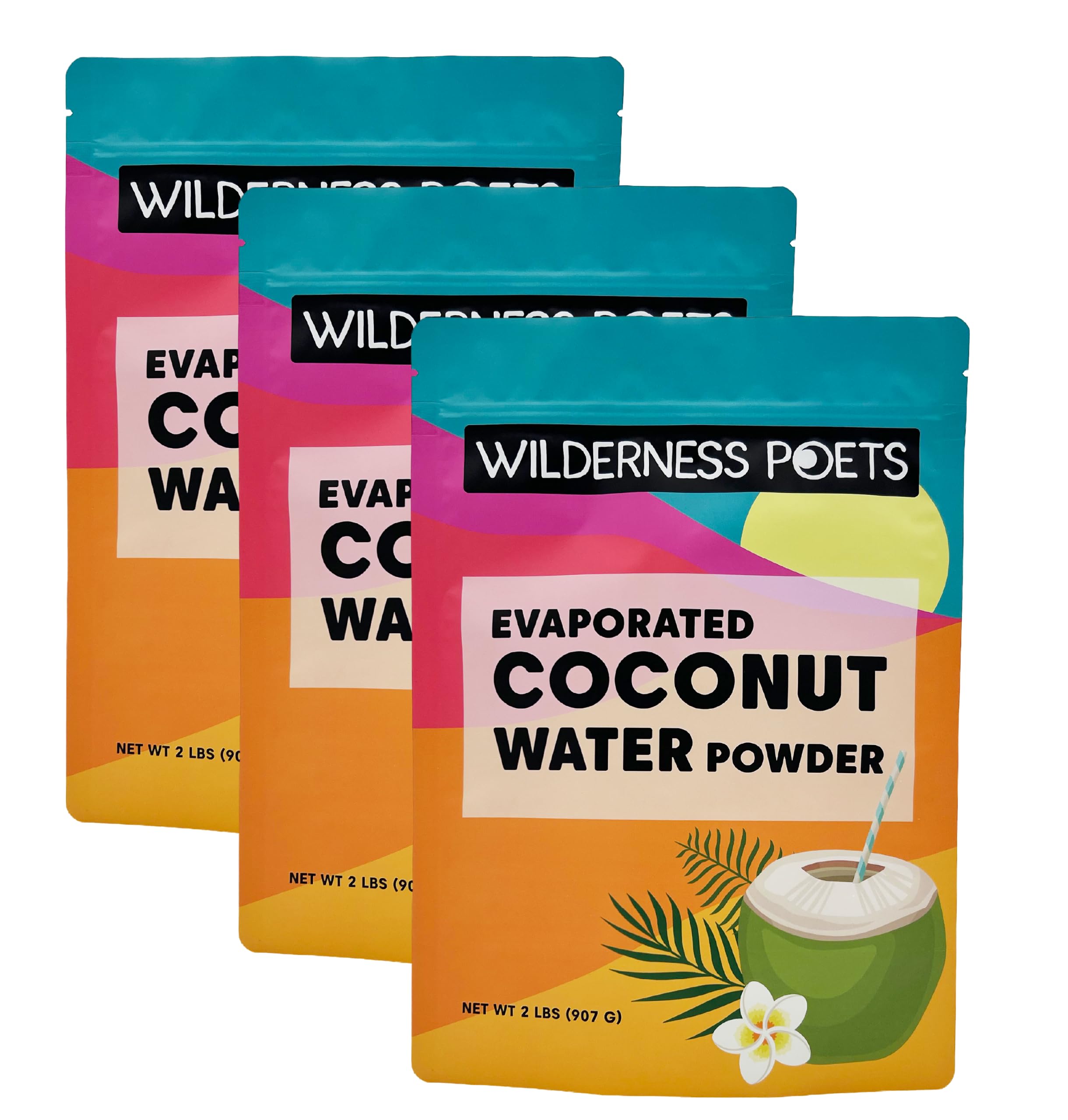 100% Coconut Water Powder Instant Drink Mix 4 oz