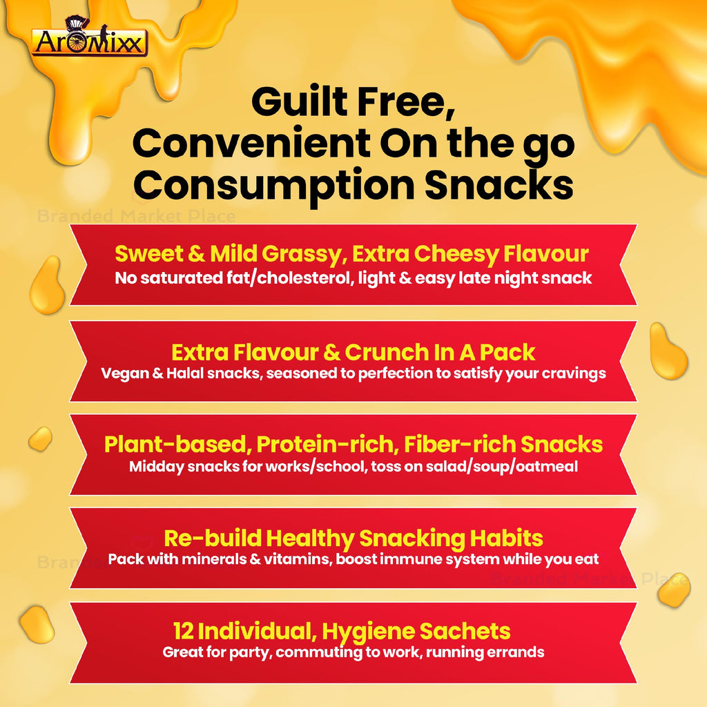 Broad Bean Crunchy Snacks High Protein Halal 120 Pack
